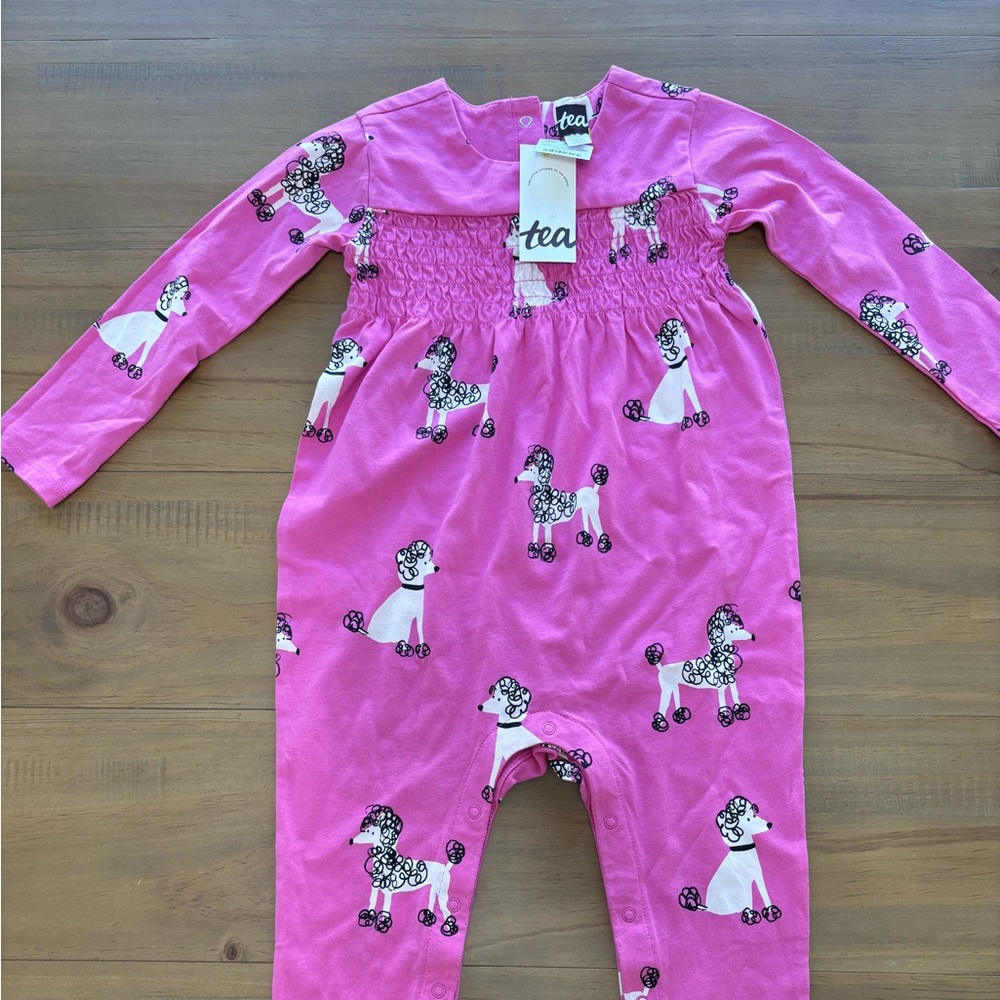 Pink poodle romper!